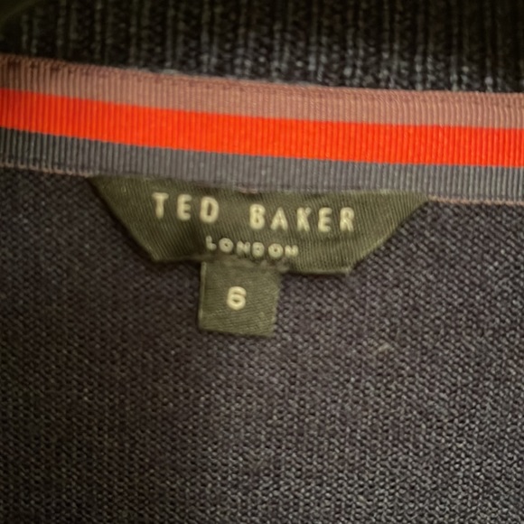 Men’s blue Ted Baker size 6 navy crewneck sweater - Picture 2 of 6
